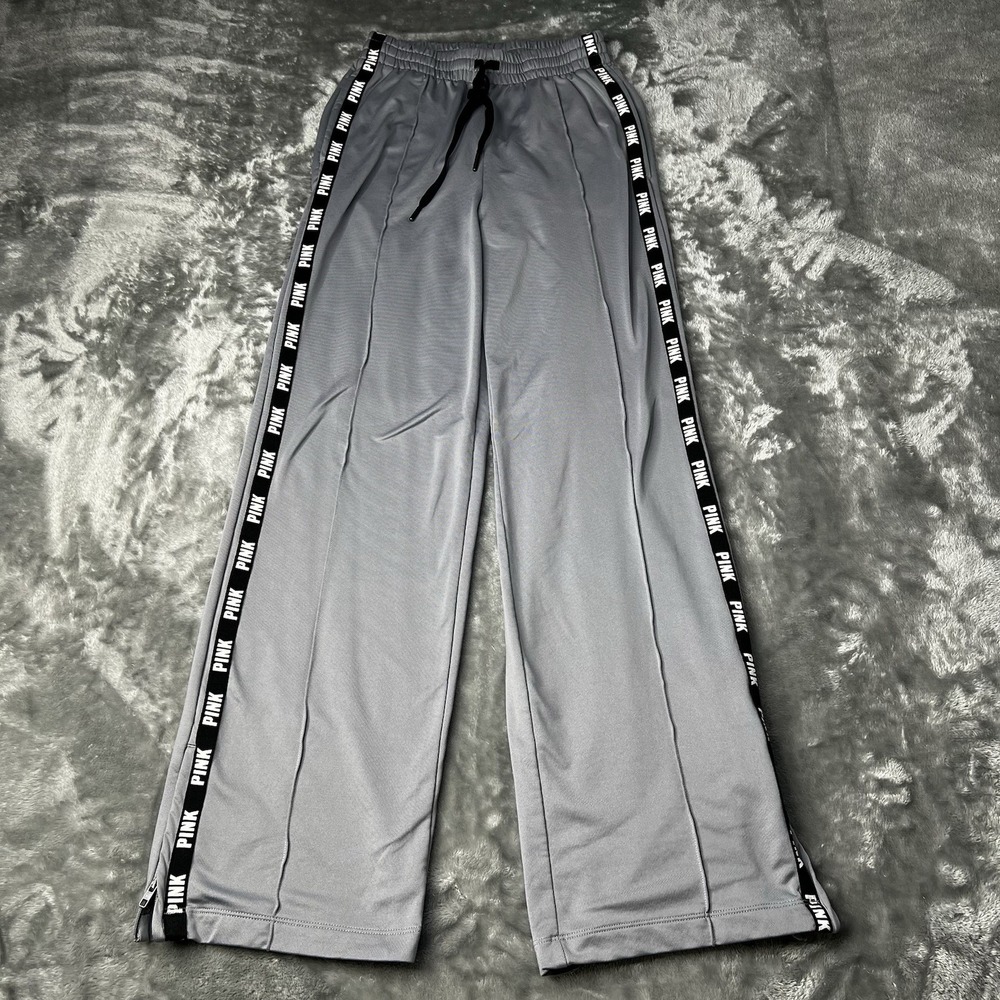 Victoria's Secret Track Pants Women Size XS Cotton high waist color block